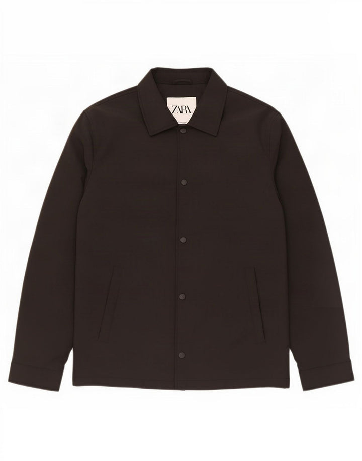 Giubbotto bomber da uomo Zara UK 36 piccolo poliestere nero
