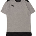 T-shirt da uomo Puma Top Small in cotone geometrico grigio