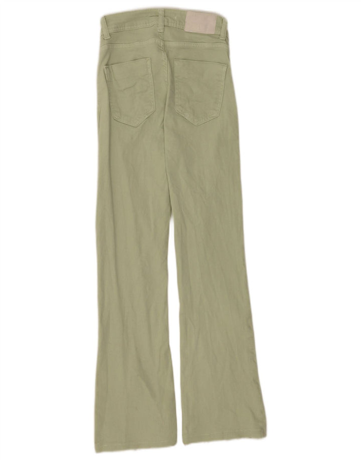 Jeans svasati da donna Zara EU 36 XS W26 L28 Verde