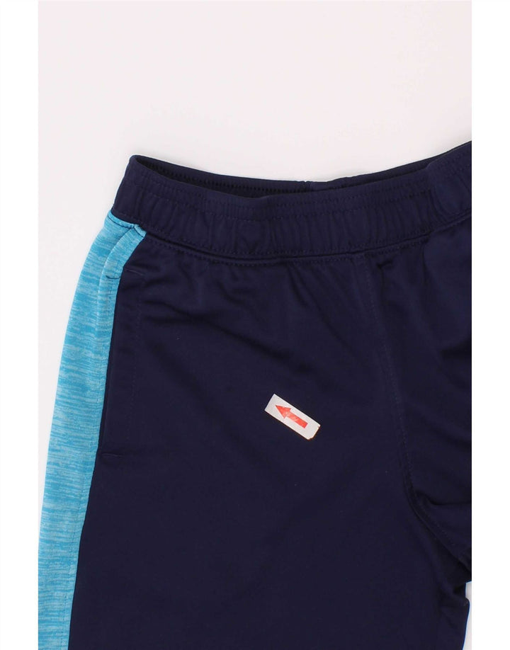Pantaloncini sportivi da ragazzo Under Armour 5-6 anni in poliestere color block blu navy