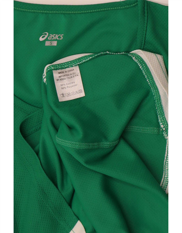 Canotta grafica da uomo Asics Small Green Colourblock