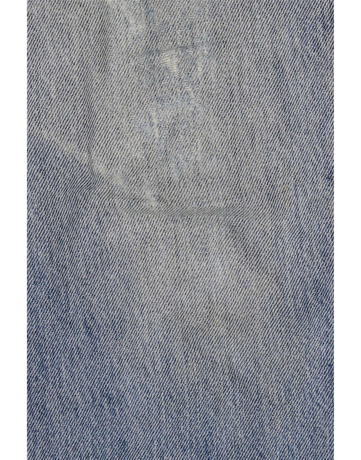 Levi's Uomo 505 Jeans dritti effetto consumato W36 L30 Blu