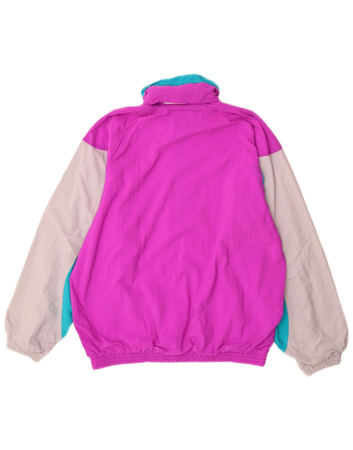 Dubin Giacca da uomo, pullover, tuta, grande, viola, color block, in poliammide