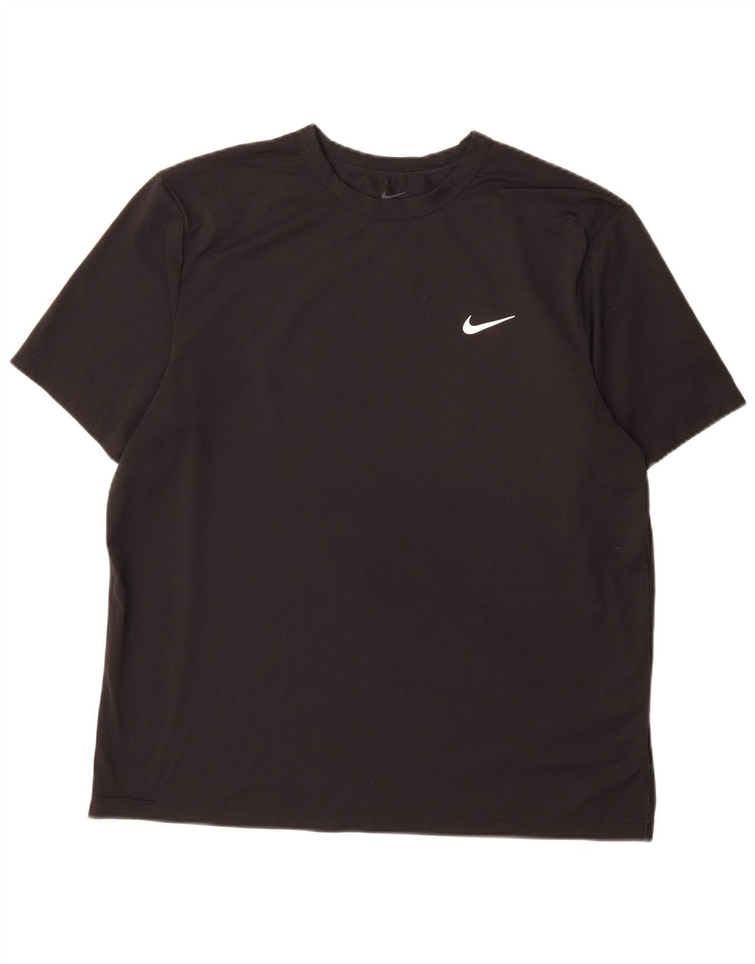 T-shirt Nike Dri Fit da uomo, grande, in poliestere nero