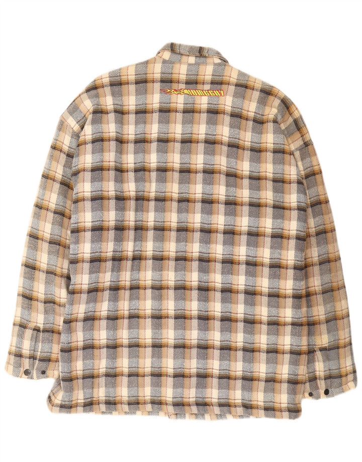 Home Boy Bomber grafico da uomo UK 42 XL Cotone a quadri multicolore