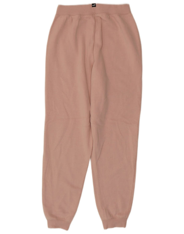 Pantaloni Tuta da Ragazza Puma Joggers 13-14 Anni Cotone Rosa