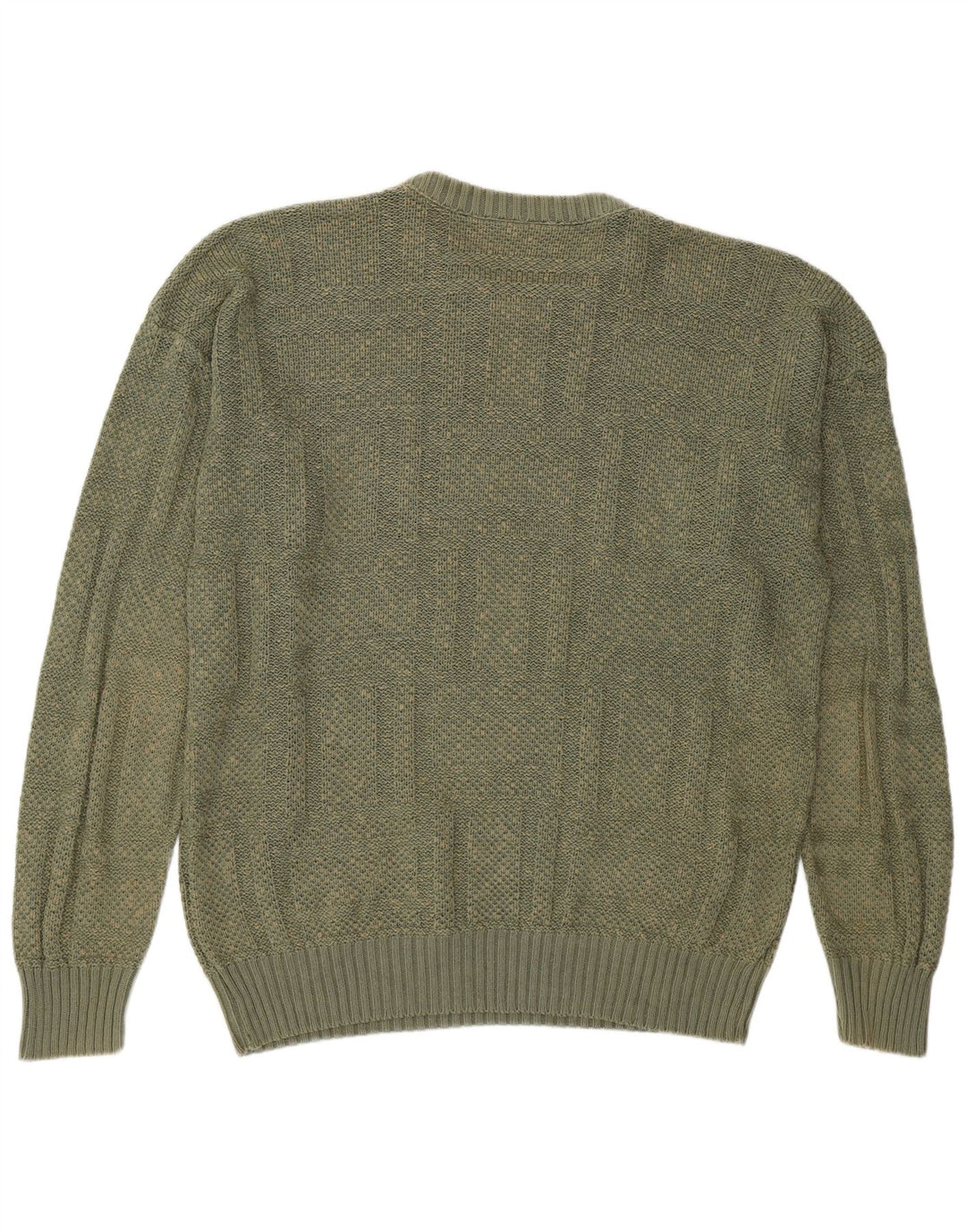 Maglione maglione girocollo da uomo Lacoste taglia 6 XL cotone kaki