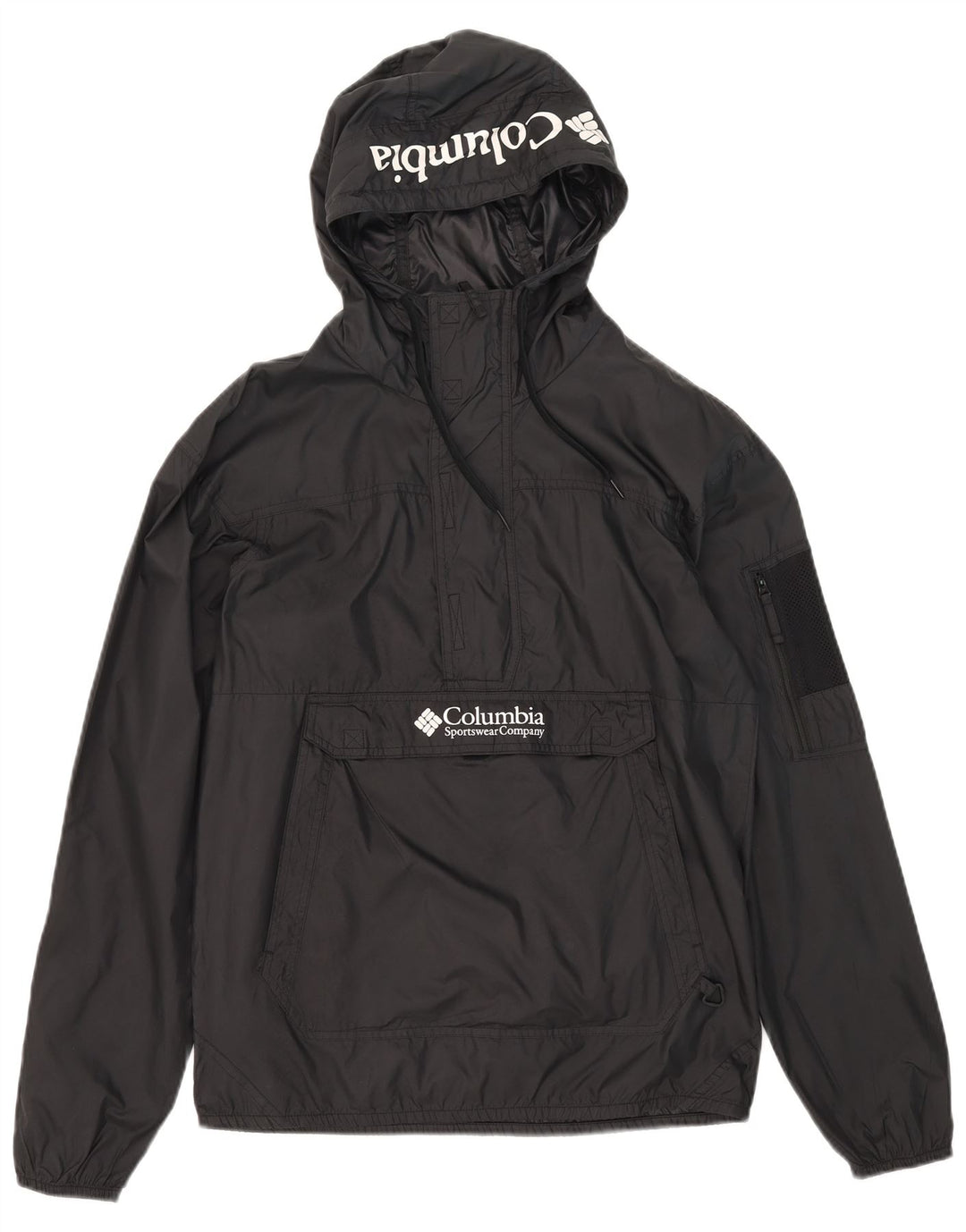 Giacca antipioggia da uomo con cappuccio Columbia Columbia UK 36 Small Poliestere nero