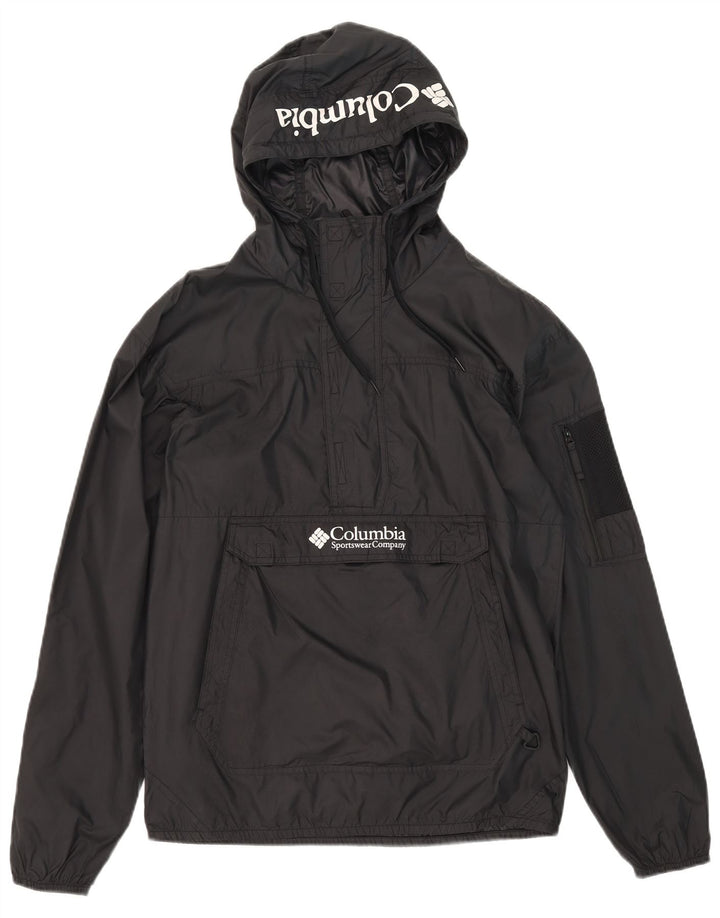 Giacca antipioggia da uomo con cappuccio Columbia Columbia UK 36 Small Poliestere nero