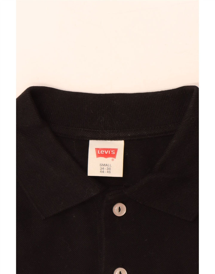 Polo LEVI'S da uomo piccola in cotone nero