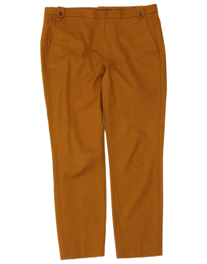 Pantaloni chino slim da donna Zara EU 40 medi W30 L28 Marrone