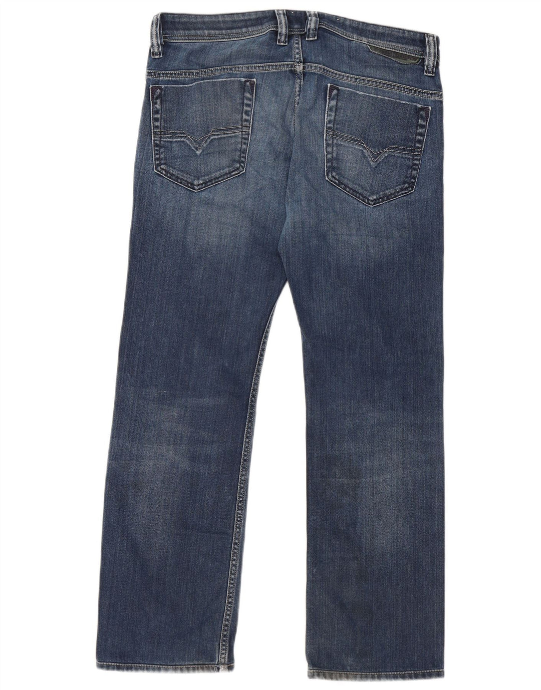 DIESEL Jeans dritti slim regolari Safado da uomo W30 L27 cotone blu