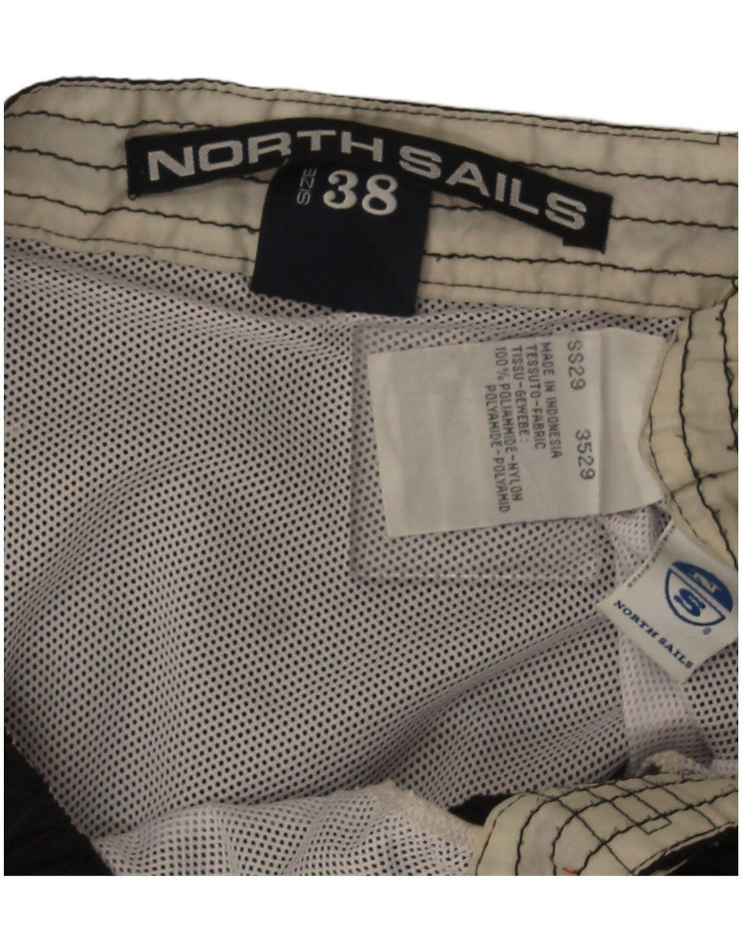 Pantaloncini da bagno grafici da uomo North Sails XL neri in poliammide