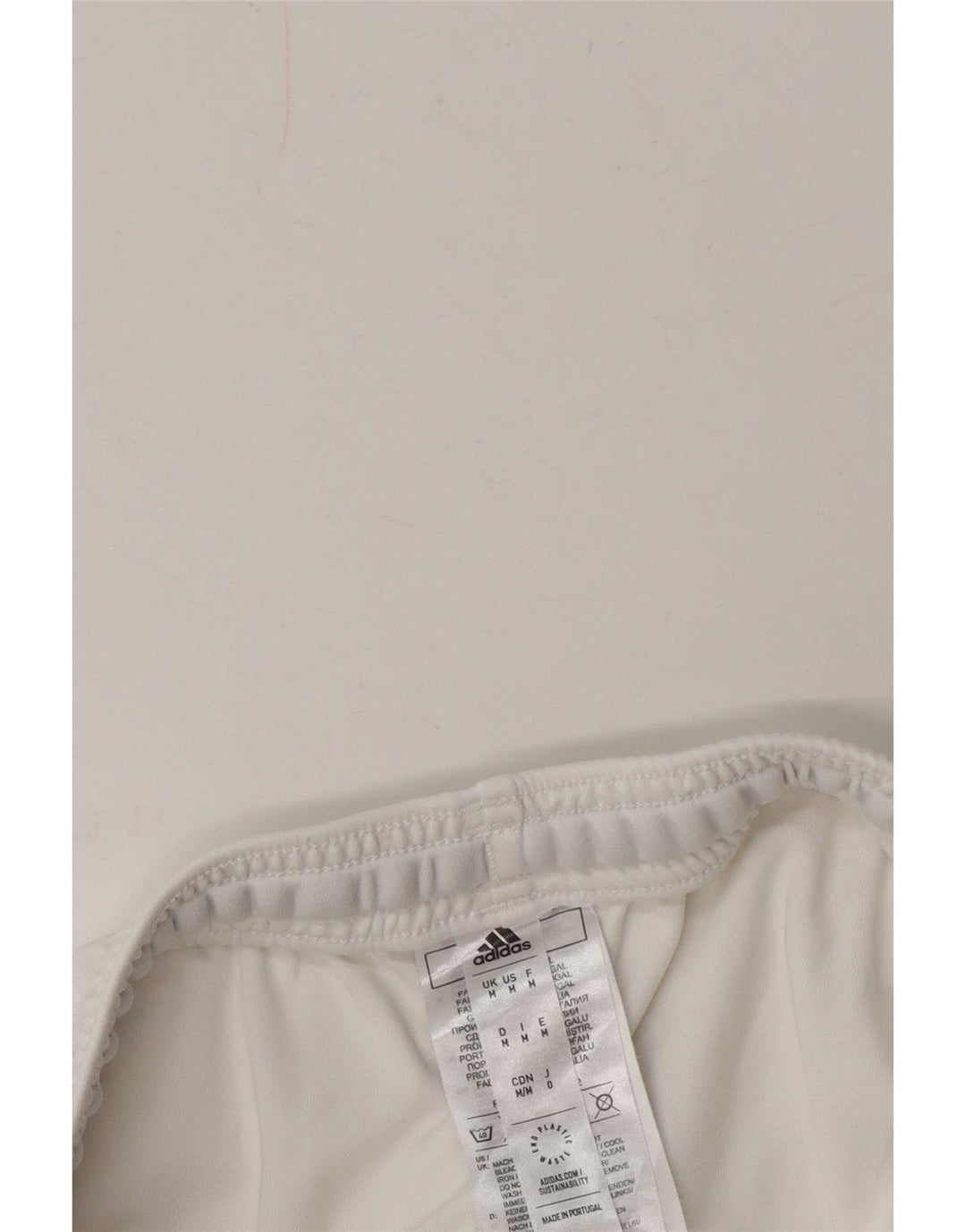 Pantaloncini sportivi Adidas Aeroready da uomo in poliestere bianco medio