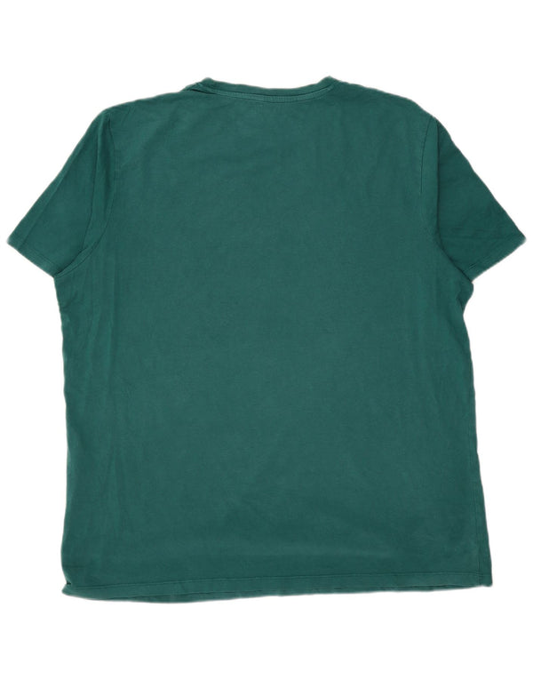 T-shirt grafica da uomo Jack & Jones Top XL in cotone verde