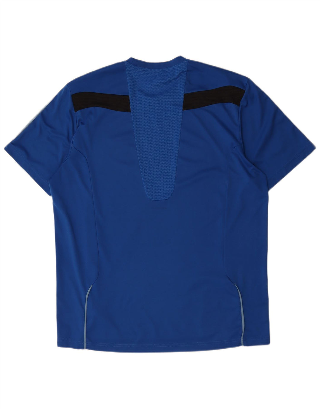 T-shirt da uomo Adidas Top XL blu poliestere color block