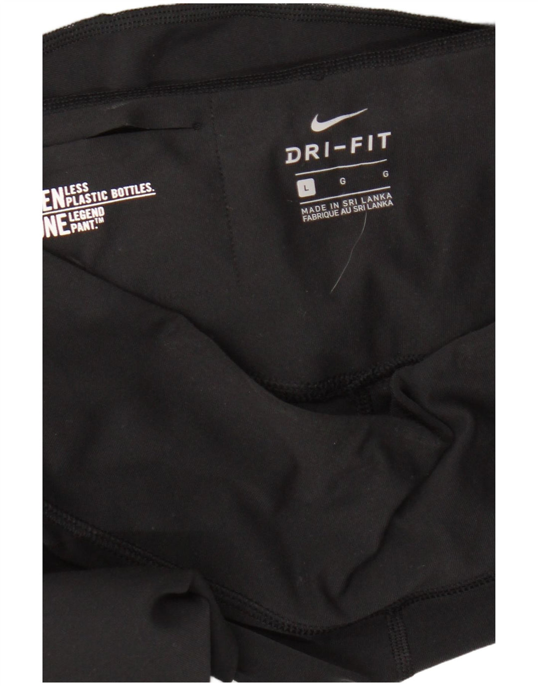 Leggings Nike Dri Fit da donna UK 14 Large Black Colourblock