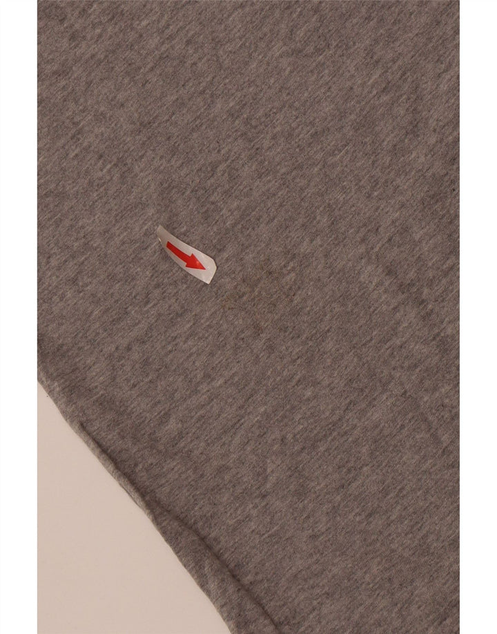 T-shirt da uomo Tommy Hilfiger Top in cotone grigio medio