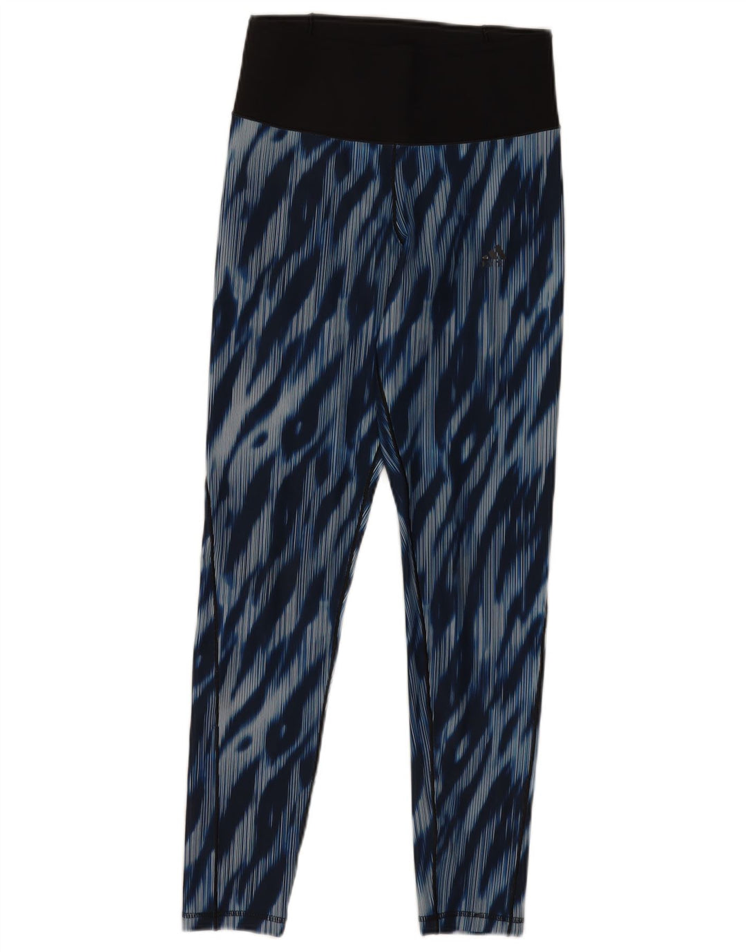 Leggings Adidas da donna UK 8-10 piccolo poliestere tie dye blu