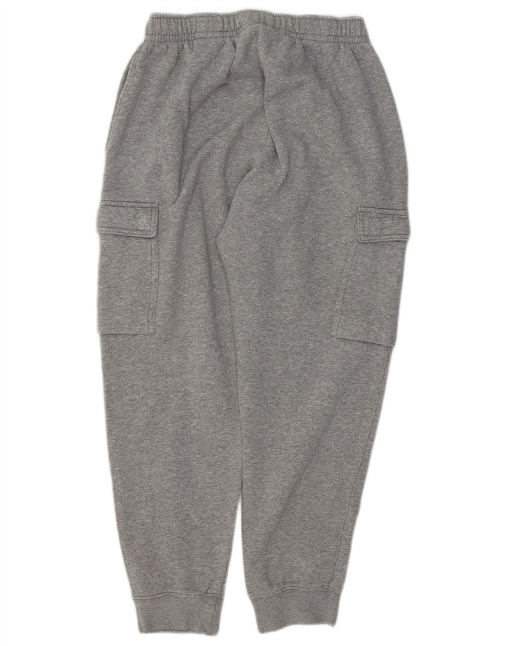 NIKE Womens Cargo Tracksuit Trousers Joggers UK 8 Small Grey Cotton