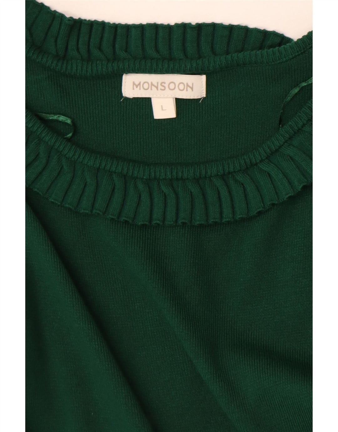 Abito maglione da donna Monsoon UK 14 Large Verde