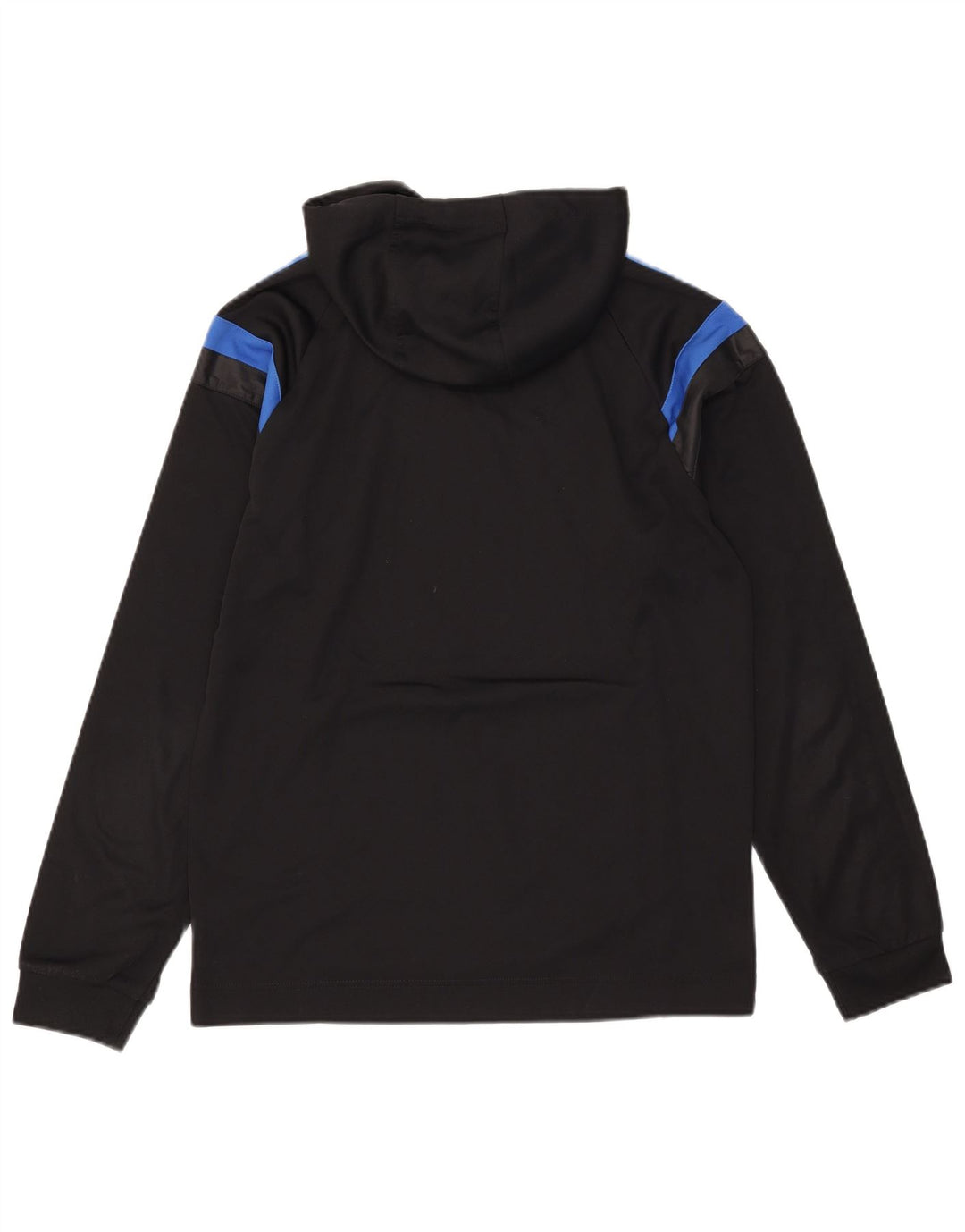 Felpa con cappuccio da uomo Adidas Small nera in poliestere color block