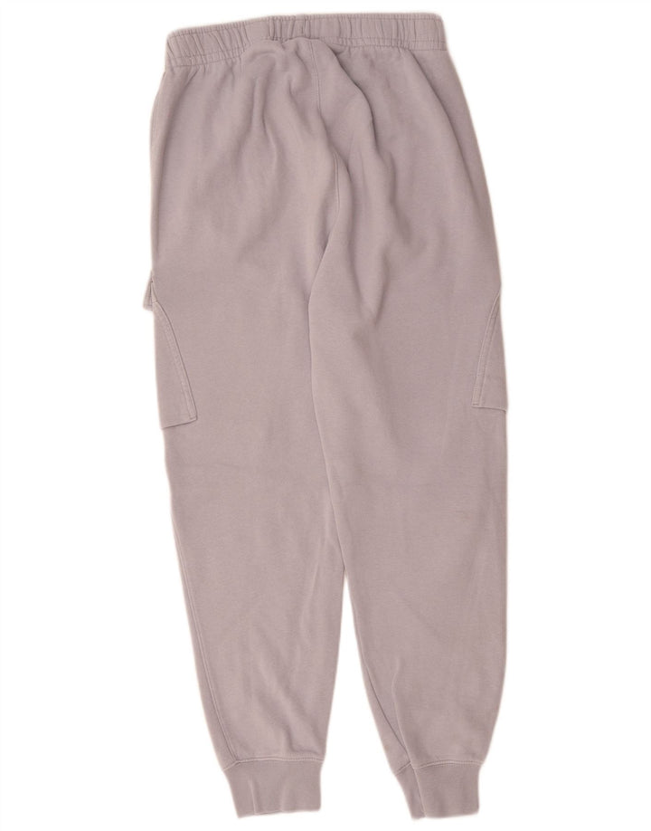NIKE Pantaloni da tuta cargo con grafica da donna Joggers UK 10 Small Grigio