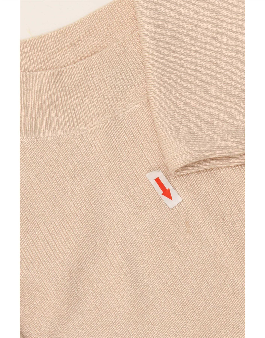 Top corto da donna Oasis manica 3/4 UK 12 Viscosa beige medio