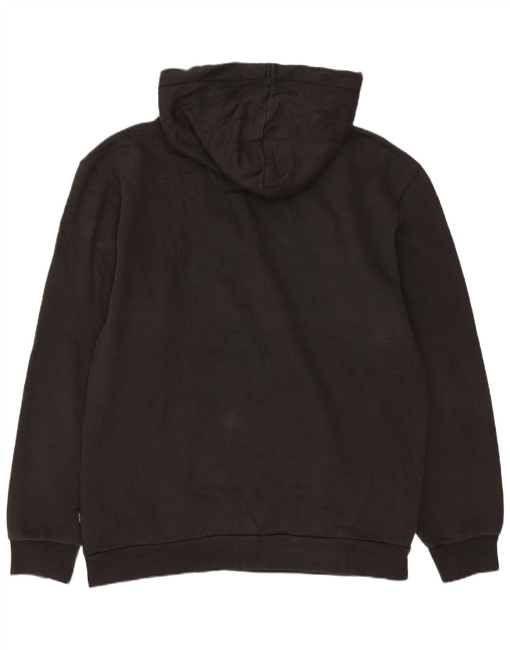 Felpa con cappuccio grafica da uomo Puma, cotone nero medio
