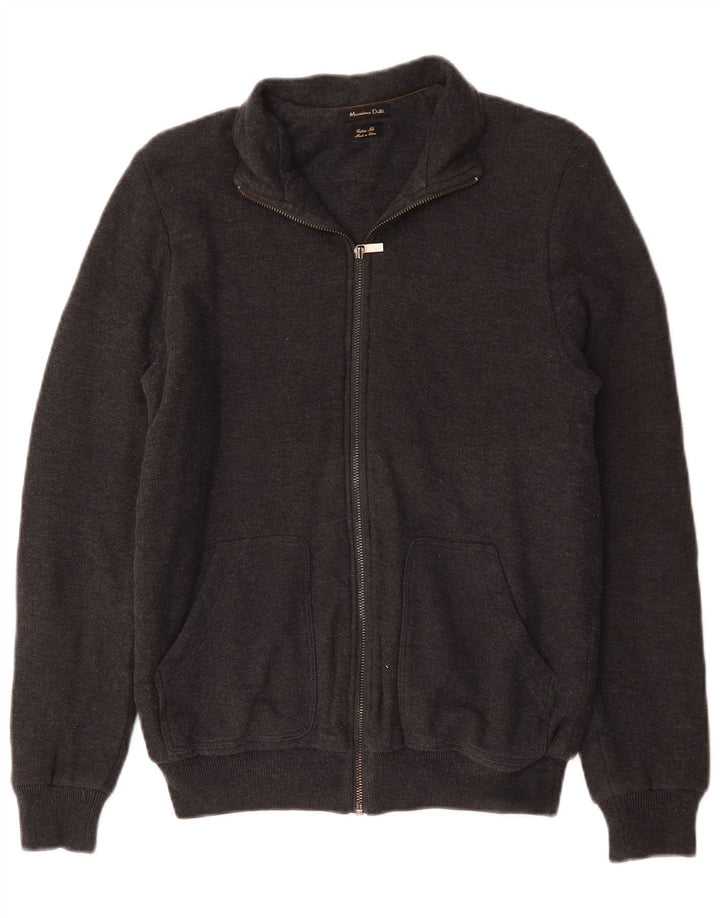 Giacca da tuta da uomo Massimo Dutti in cotone grigio medio