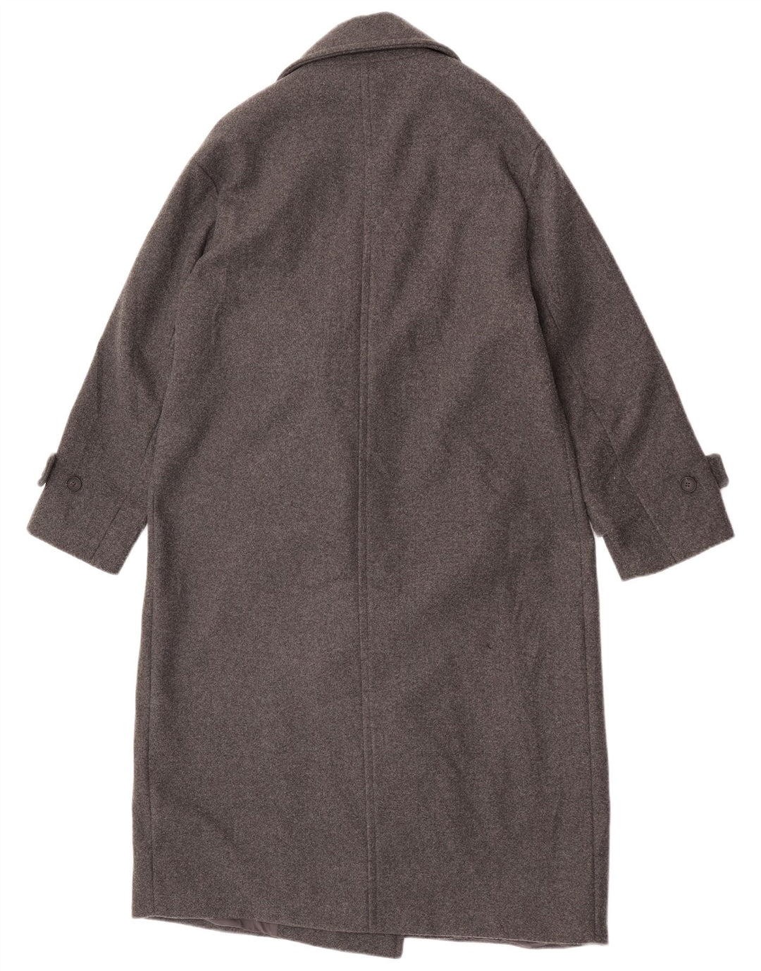 Cappotto doppiopetto da donna Zara UK 14 Poliestere grigio medio