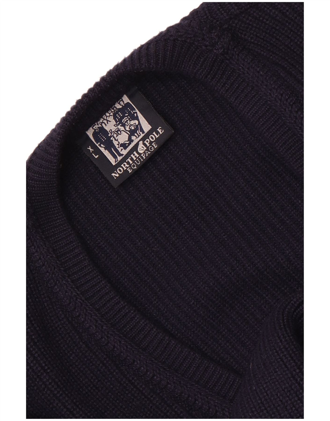 Maglione cardigan da uomo North Pole XL blu navy