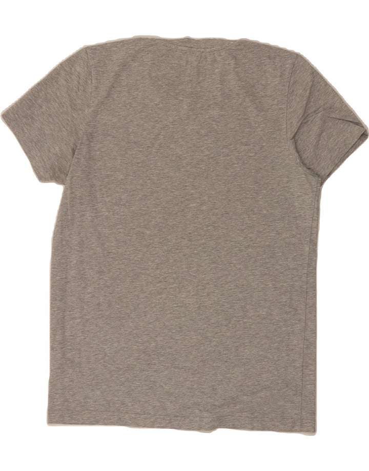 ADIDAS Mens Climalite Graphic T-Shirt Top Medium Grey Cotton Vintage Adidas and Second-Hand Adidas from Messina Hembry 