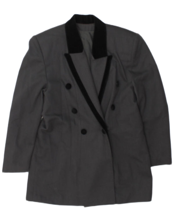 Giacca blazer doppiopetto da donna MISS H UK 14 Colorblock grigio medio