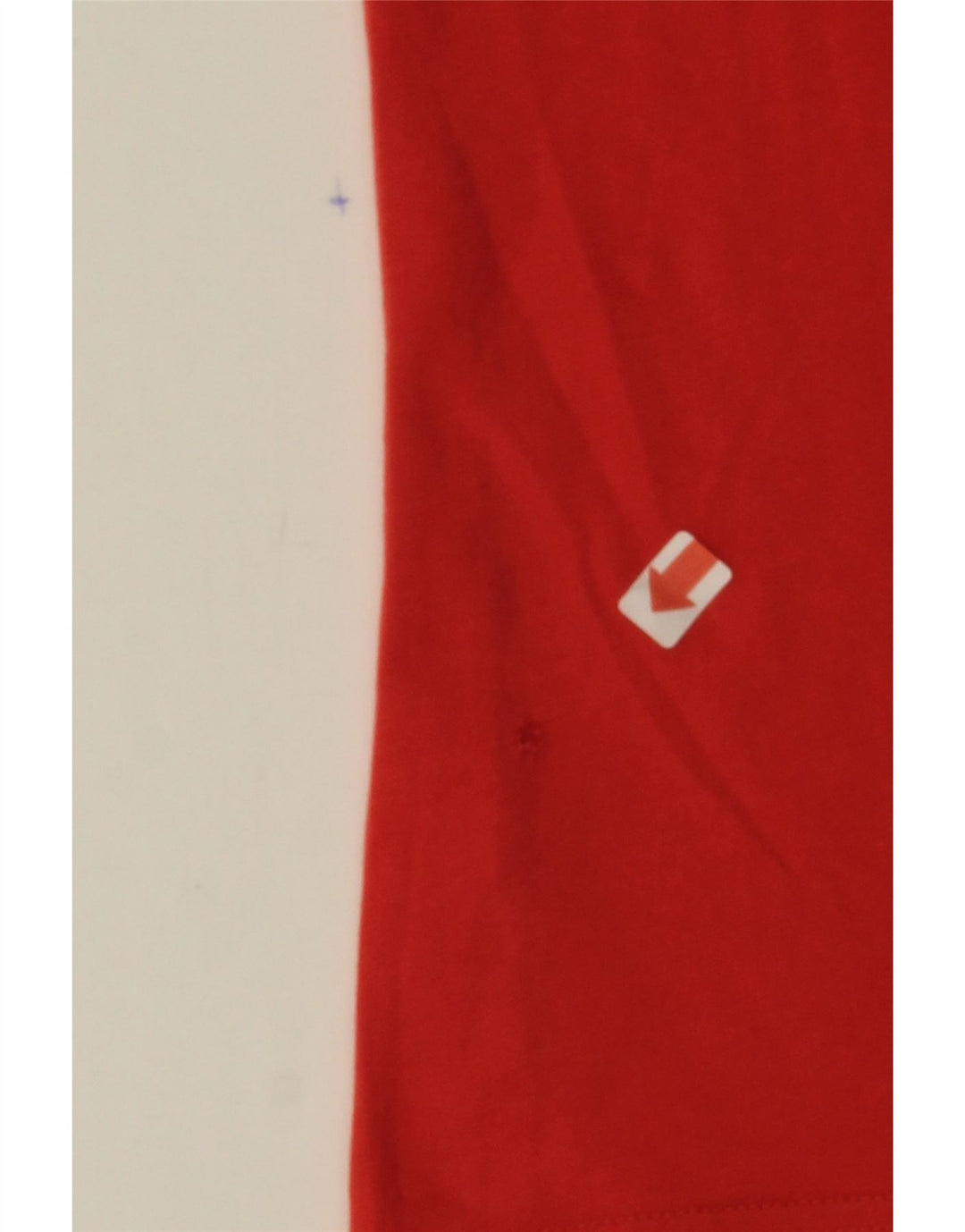ADIDAS Womens Graphic T-Shirt Top UK 12 Medium Red Vintage Adidas and Second-Hand Adidas from Messina Hembry 