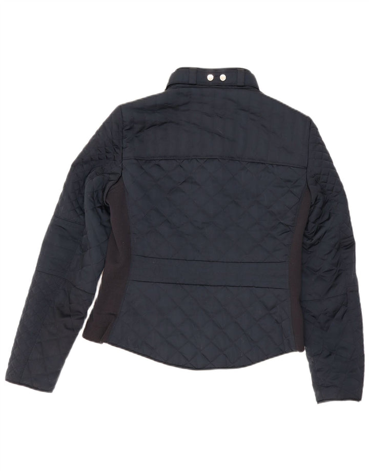 Giacca trapuntata da donna Zara UK 14 grande blu navy