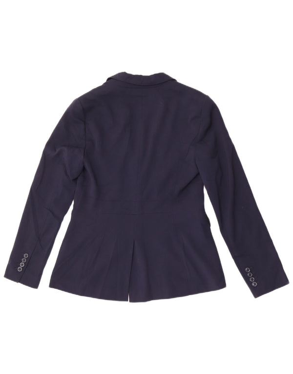 Giacca blazer a 1 bottone Marks & Spencer da donna UK 10 piccola blu navy