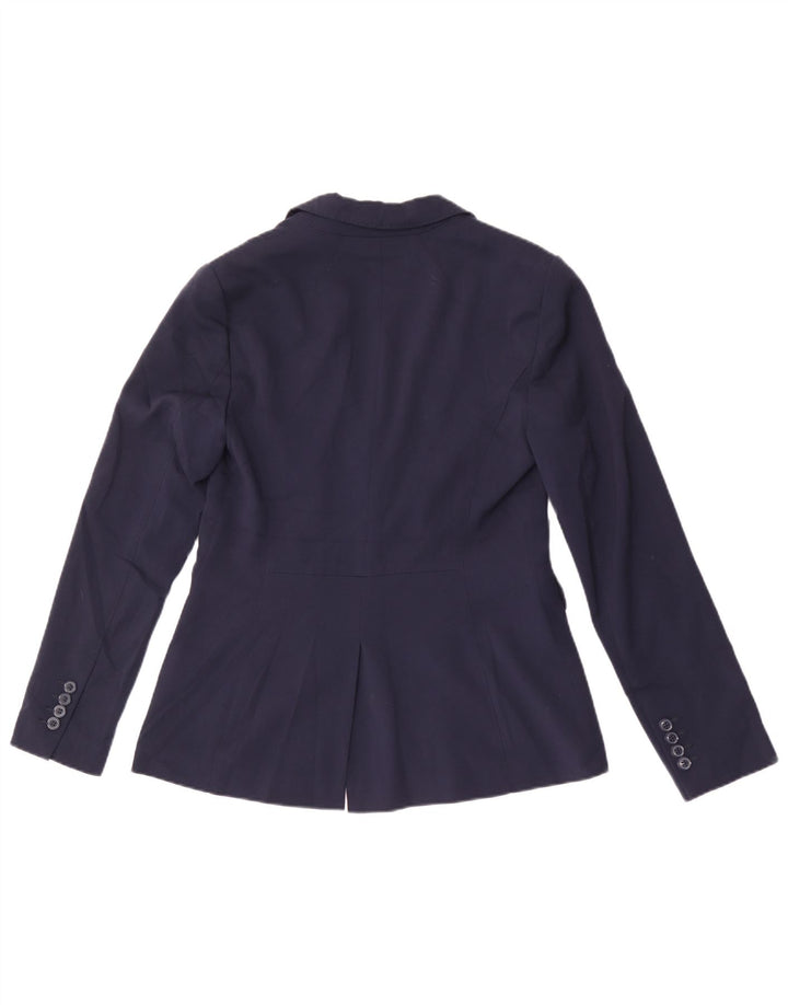 Giacca blazer a 1 bottone Marks & Spencer da donna UK 10 piccola blu navy