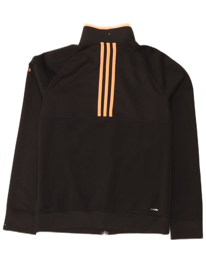 Giacca da ginnastica Adidas Climalite da donna UK 12/14 media nera