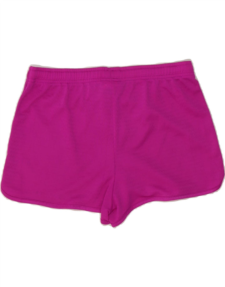 CHAMPION Womens Sport Shorts UK 14 Medium Pink Vintage Champion and Second-Hand Champion from Messina Hembry 