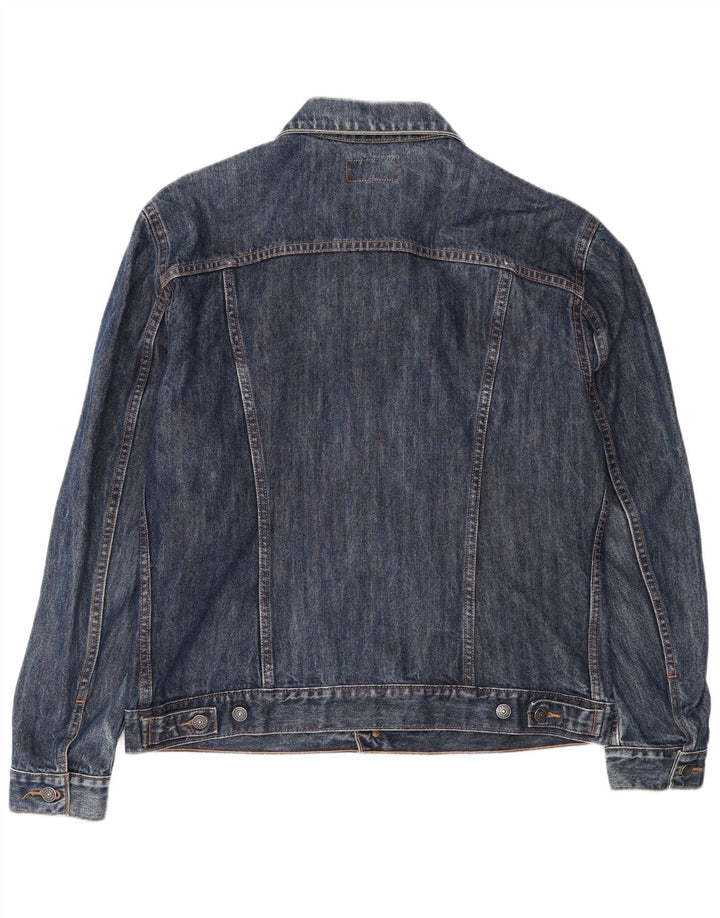 Giacca in denim da uomo Carrera UK 42 XL Cotone blu navy