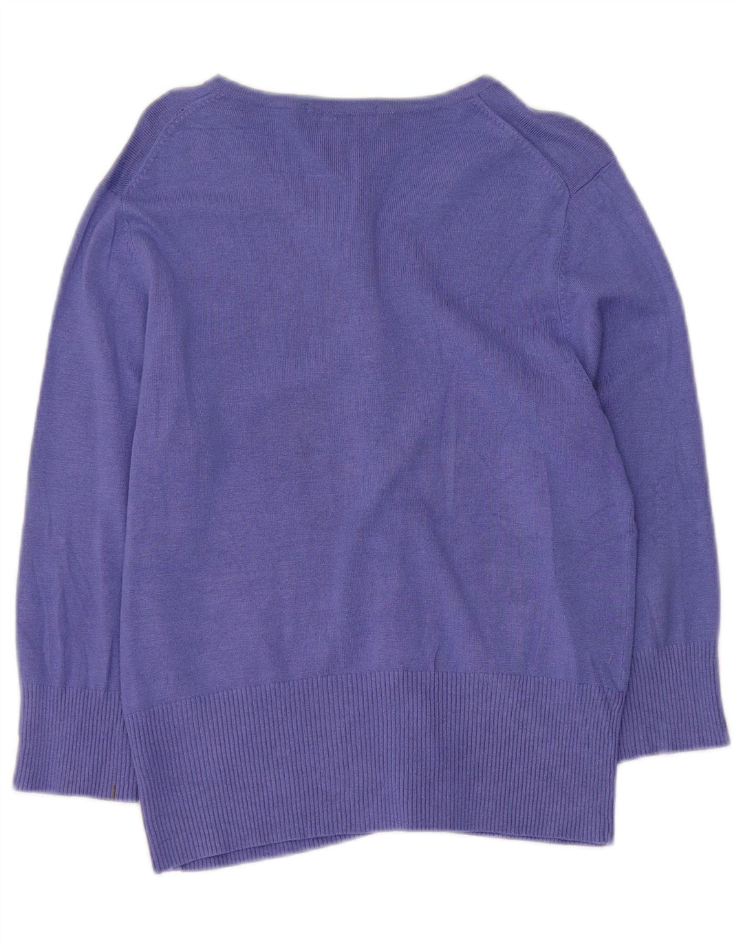 Maglione cardigan corto da donna Marks & Spencer UK 14 Viscosa viola medio