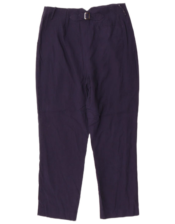Pantaloni chino dritti da donna JOHN LEWIS UK 12 medi W30 L28 blu navy