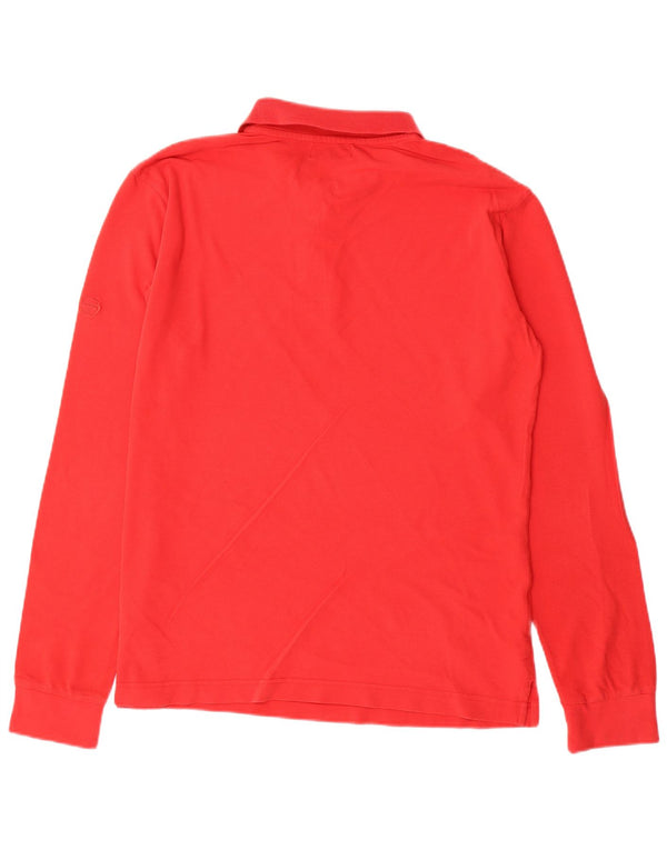 SERGIO TACCHINI Polo Uomo Manica Lunga XL Rosso Cotone