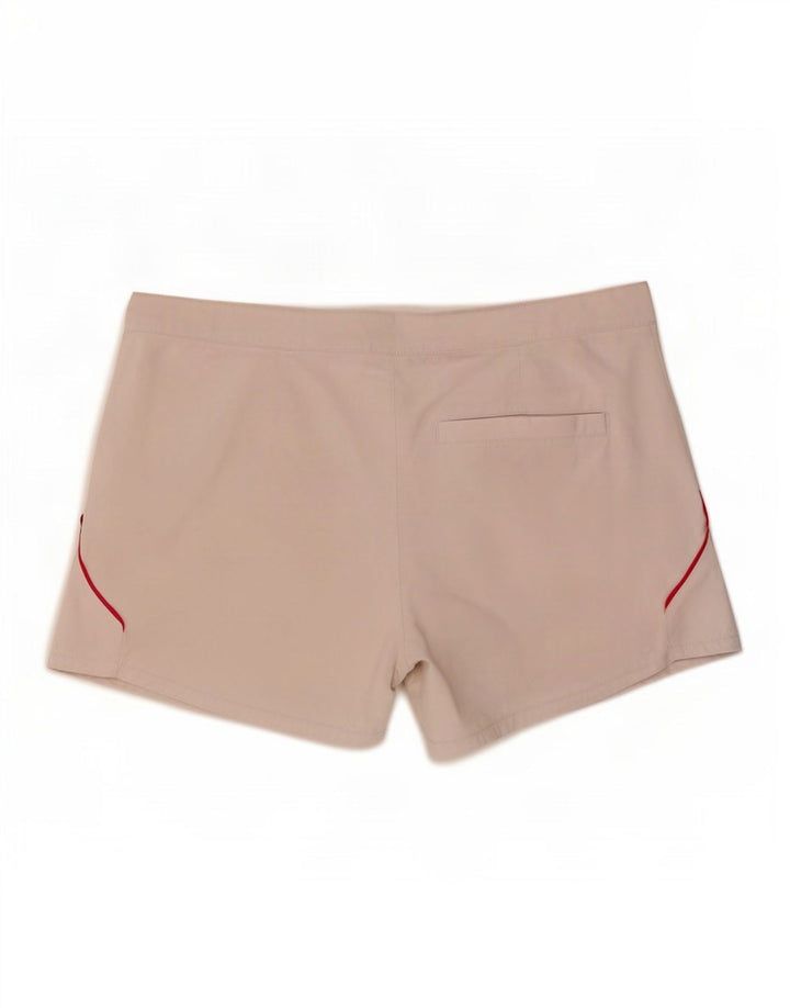 Pantaloncini sportivi regolari da donna Asics UK 18 XL poliestere bianco