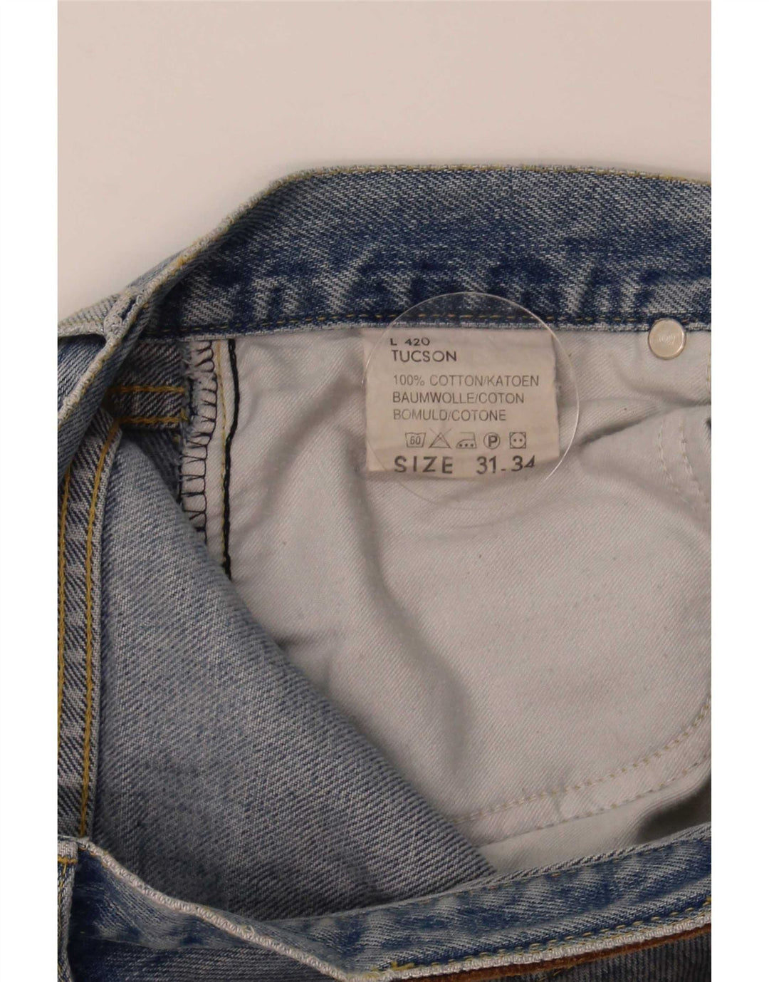 Jeans dritti da uomo Lee Tucson W31 L34 cotone blu