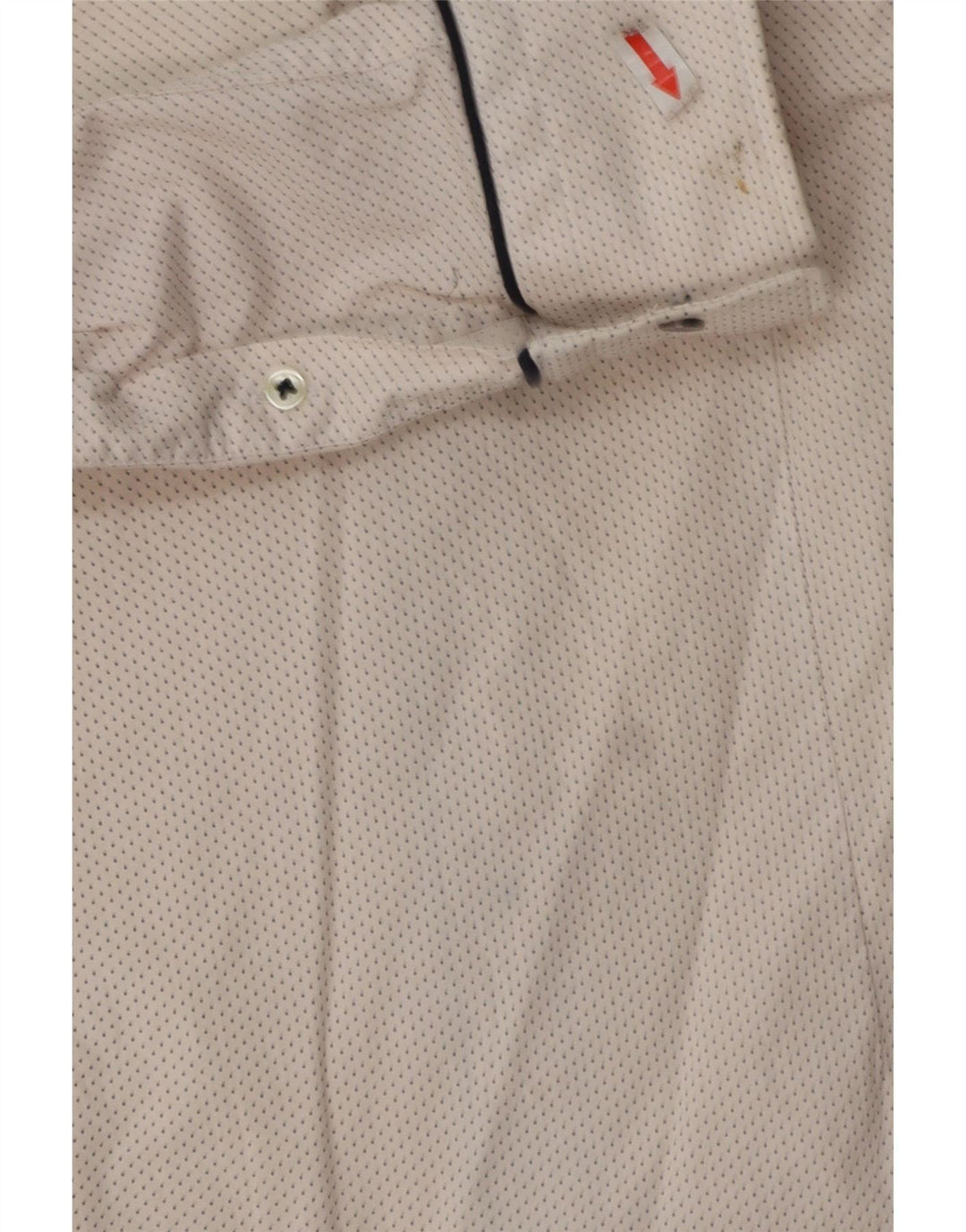 Camicia Zara da uomo slim fit in cotone maculato bianco medio