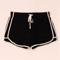 Pantaloncini sportivi da donna Topshop UK 10 piccoli poliestere nero
