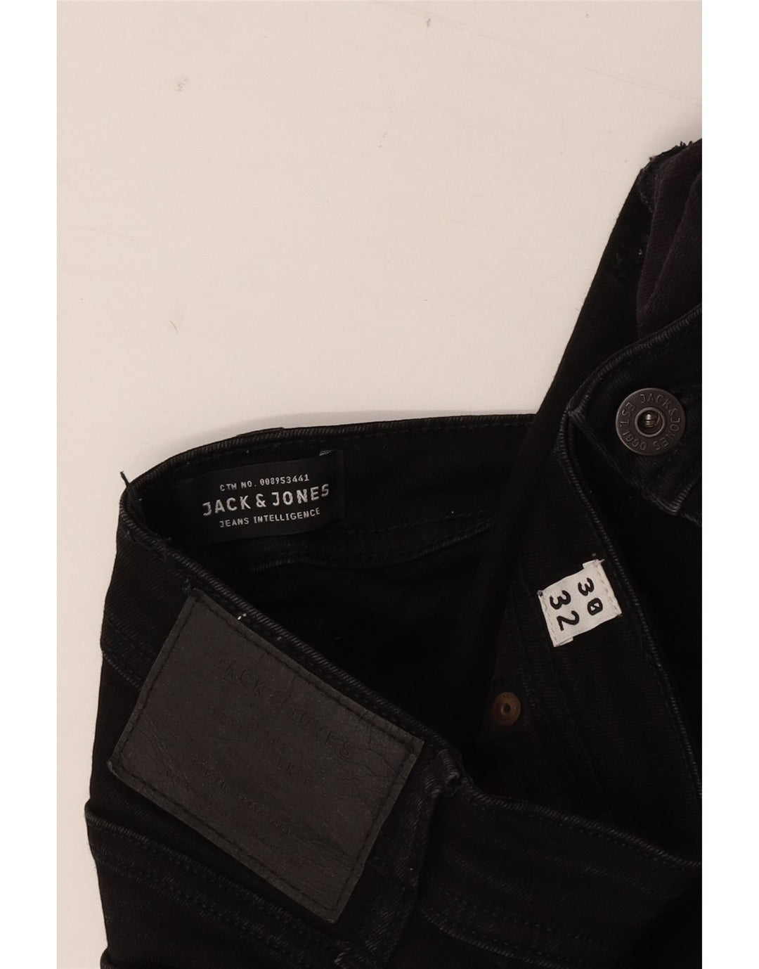 JACK & JONES Jeans skinny Liam da uomo W30 L32 neri