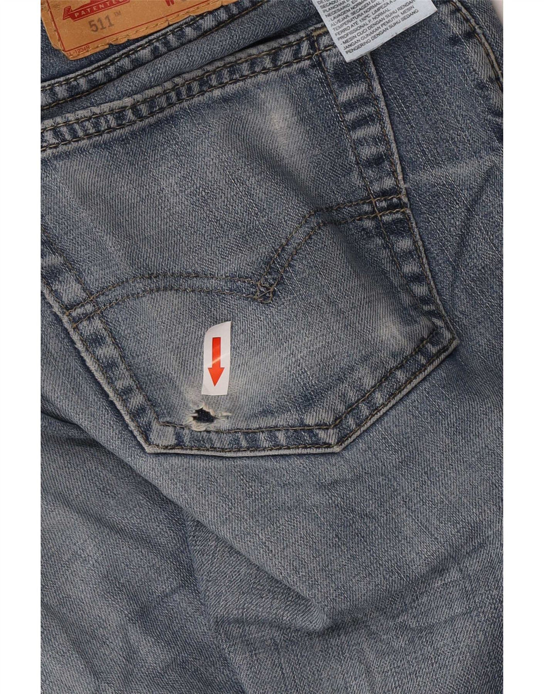 Jeans Levi's Uomo 511 Slim W33 L34 Cotone Blu